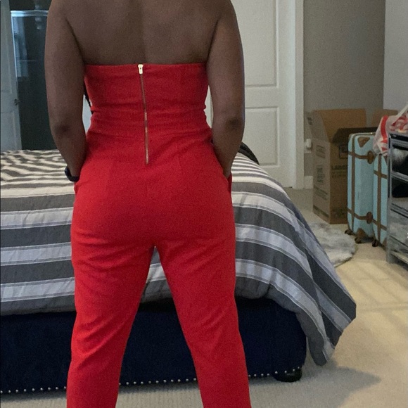 Express red jumpsuit - Picture 3 of 3